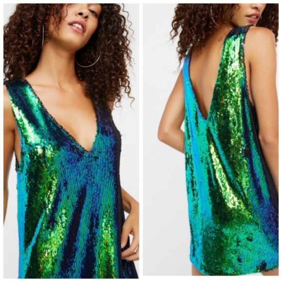 Embellished Sequin Shift Slip - Picture 4 of 6